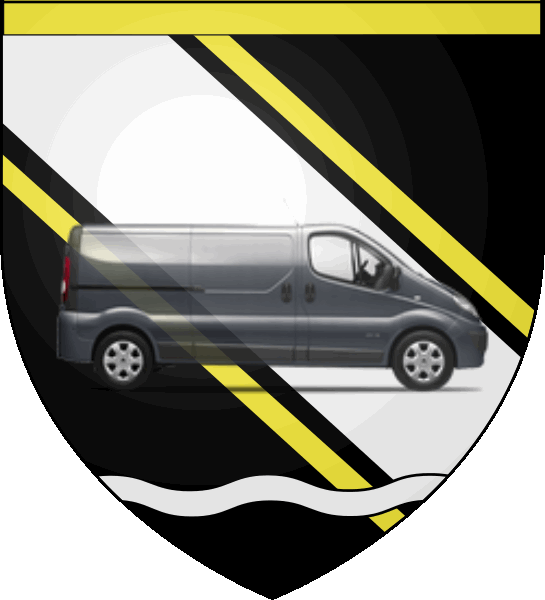 camion sur blason ville de Orvault