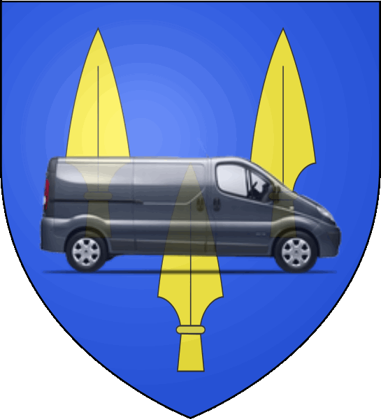 camion sur blason ville de Ostwald