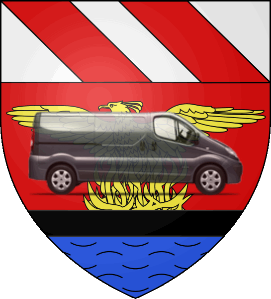 camion sur blason ville de Outreau