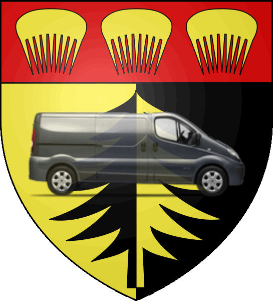 camion sur blason ville de Oyonnax