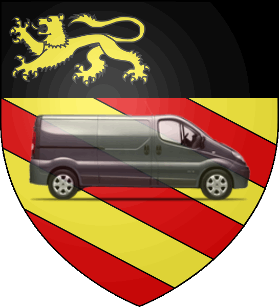 camion sur blason ville de Palaiseau
