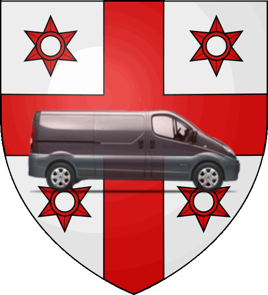 camion sur blason ville de Pantin