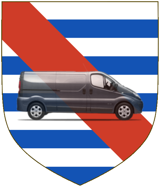 camion sur blason ville de Parthenay