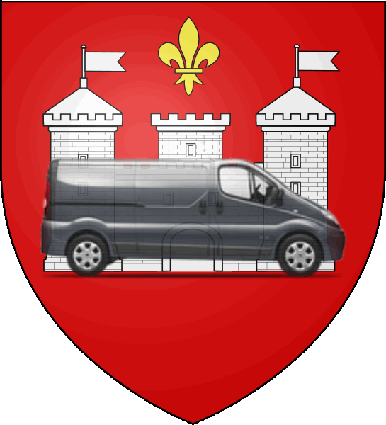 camion sur blason ville de Périgueux