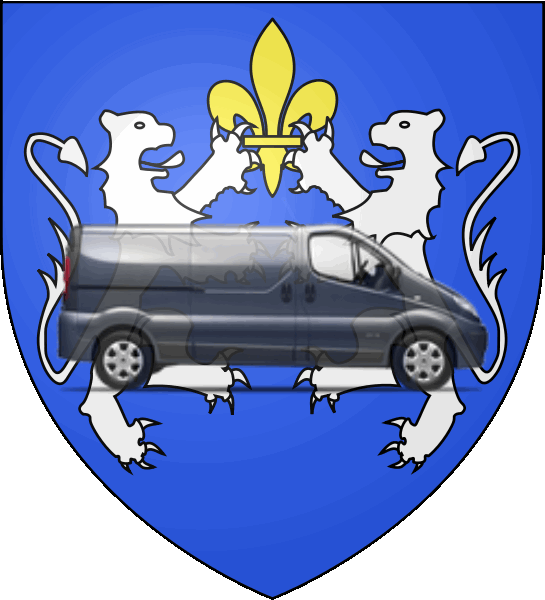 camion sur blason ville de Plaisir