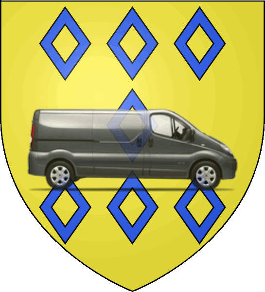 camion sur blason ville de Plérin