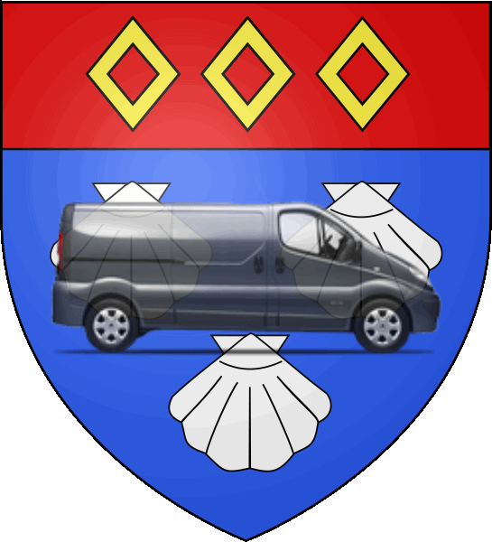 camion sur blason ville de Ploufragan
