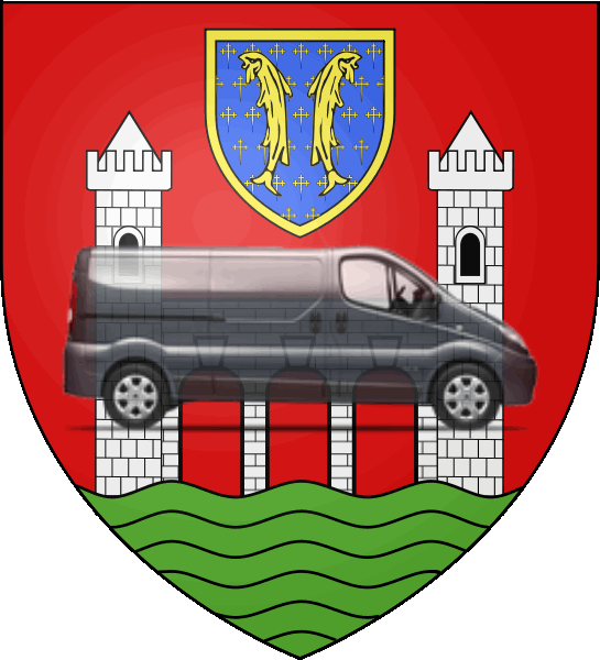 camion sur blason ville de Pont-à-Mousson