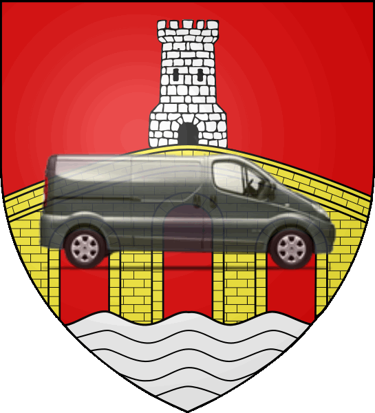camion sur blason ville de Pont-du-Château