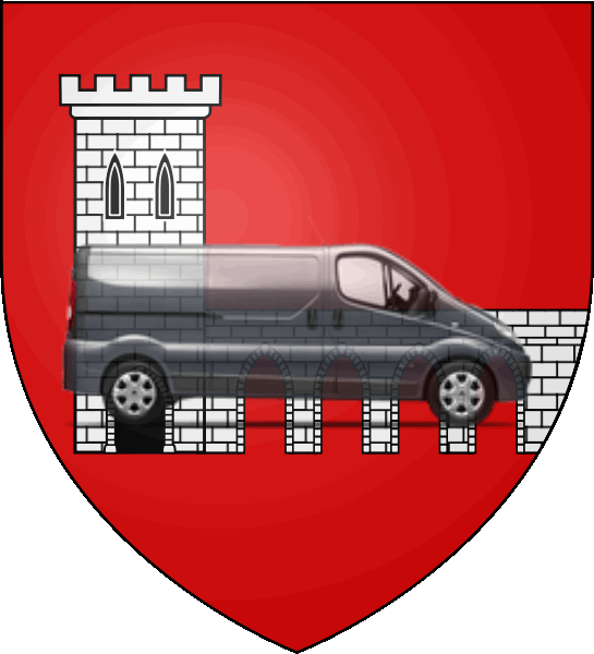 camion sur blason ville de Pontarlier