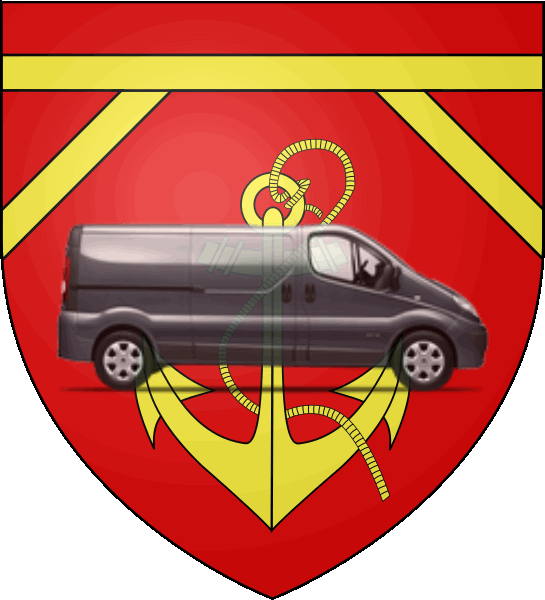 camion sur blason ville de Port-de-Bouc