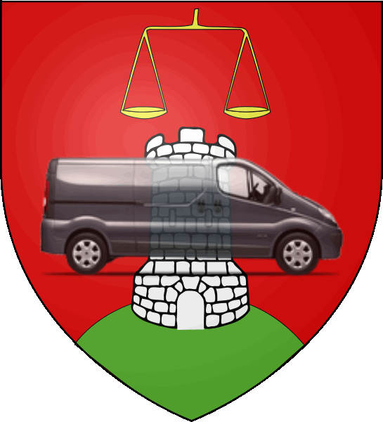 camion sur blason ville de Porto-Vecchio