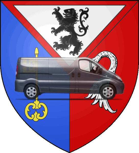 camion sur blason ville de Preuschdorf