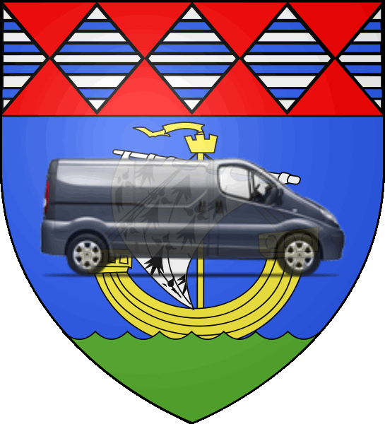 camion sur blason ville de Rezé