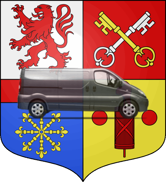camion sur blason ville de Riorges