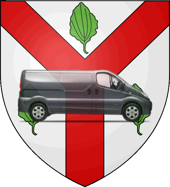 camion sur blason ville de Saint-Avertin