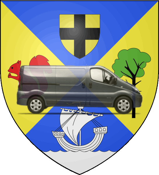 camion sur blason ville de Saint-Brevin-les-Pins