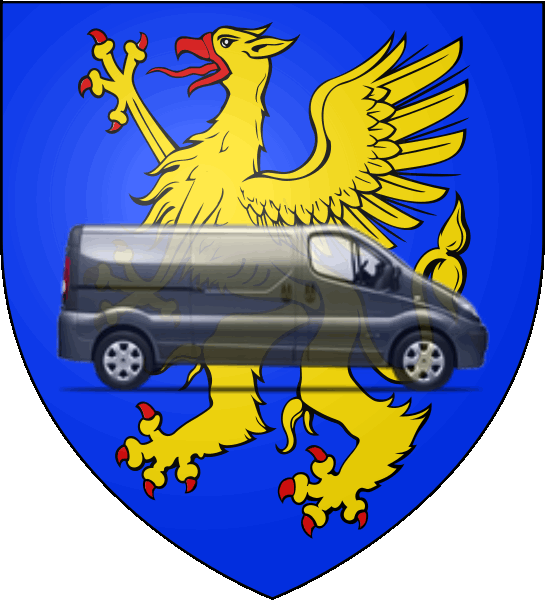 camion sur blason ville de Saint-Brieuc