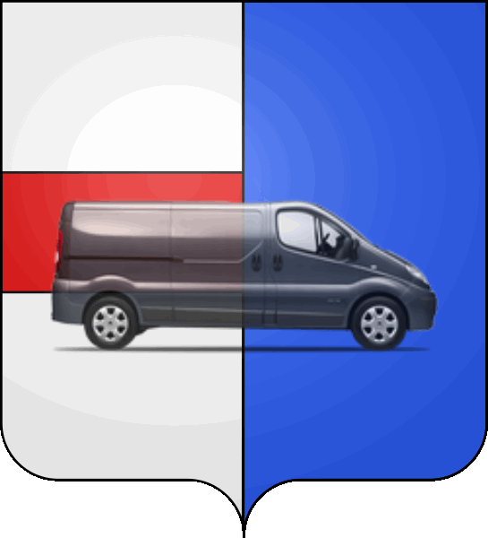 camion sur blason ville de Saint-Chamond