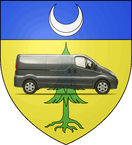 camion sur blason ville de Saint-Claude