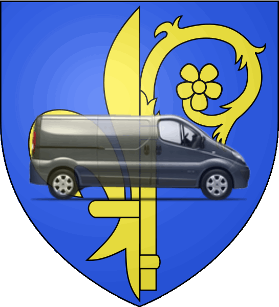 camion sur blason ville de Saint-Cloud