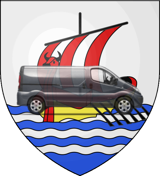 camion sur blason ville de Saint-Cyr-sur-Mer