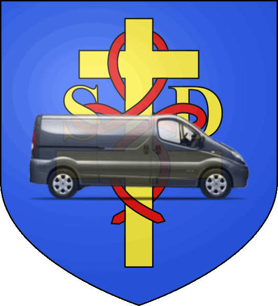 camion sur blason ville de Saint-Dié-des-Vosges