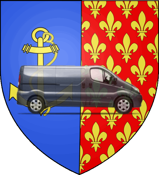 camion sur blason ville de Saint-Gilles-Croix-de-Vie
