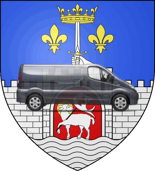 camion sur blason ville de Saint-Jean-de-Braye