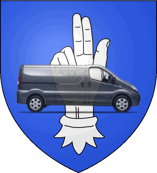 camion sur blason ville de Saint-Jean-de-Maurienne