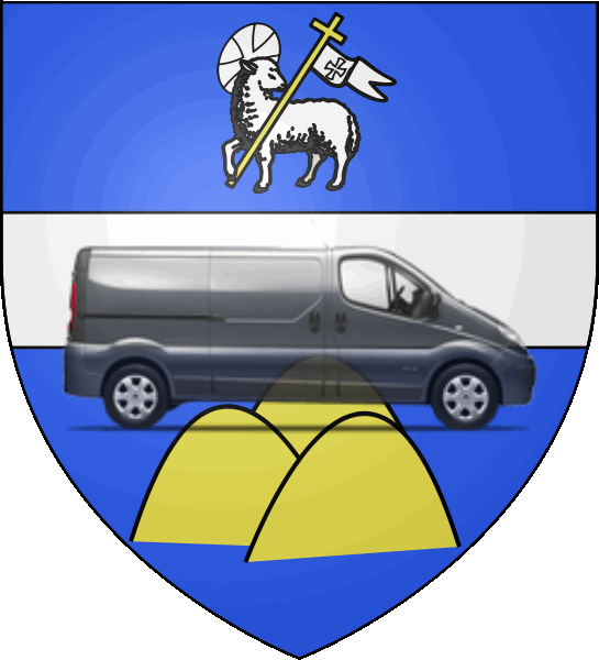 camion sur blason ville de Saint-Jean-de-Monts