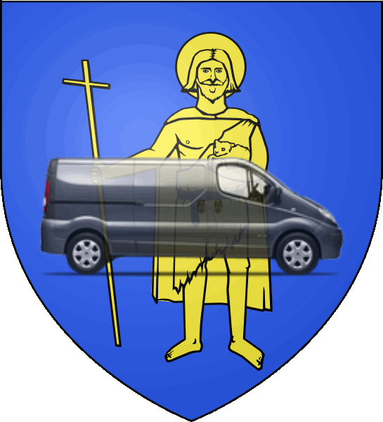 camion sur blason ville de Saint-Jean-de-Védas