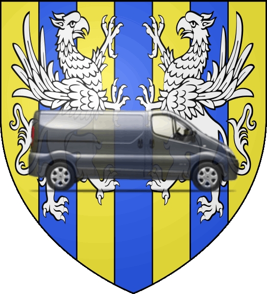 camion sur blason ville de Saint-Julien-en-Genevois