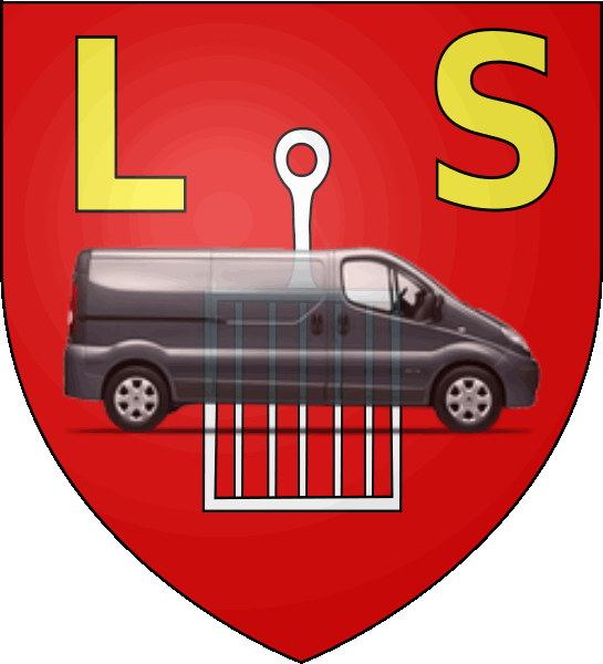 camion sur blason ville de Saint-Laurent-du-Var