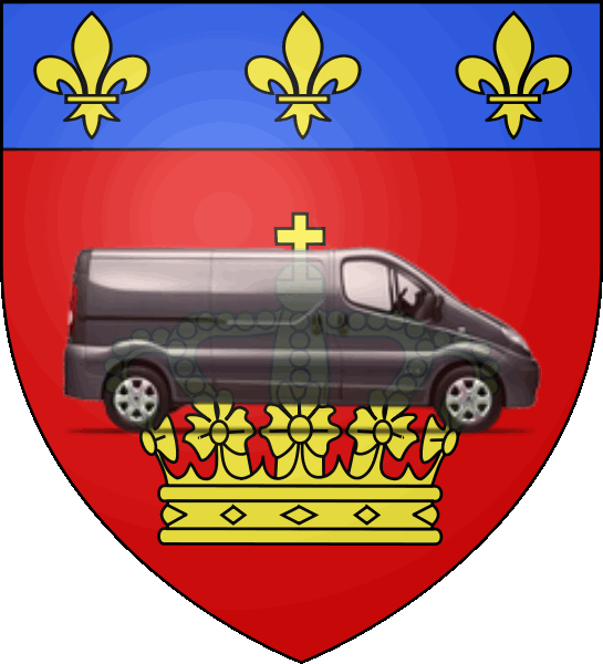camion sur blason ville de Saint-Maixent-l'École