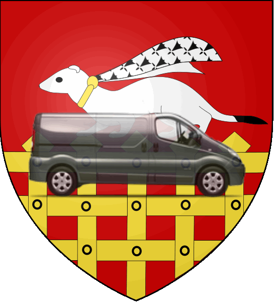 camion sur blason ville de Saint-Malo