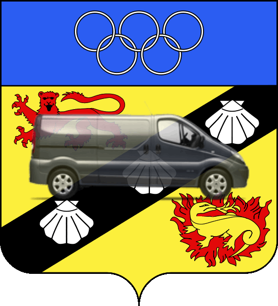 camion sur blason ville de Saint-Médard-en-Jalles