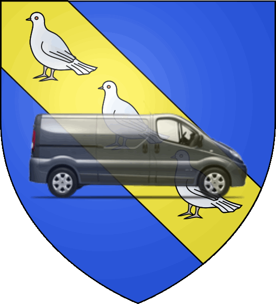 camion sur blason ville de Saint-Michel-sur-Orge