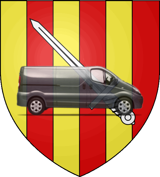 camion sur blason ville de Saint-Paul-en-Chablais