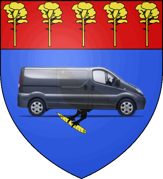 camion sur blason ville de Saint-Paul-lès-Dax