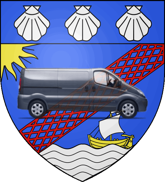 camion sur blason ville de Saint-Pierre-d'Oléron