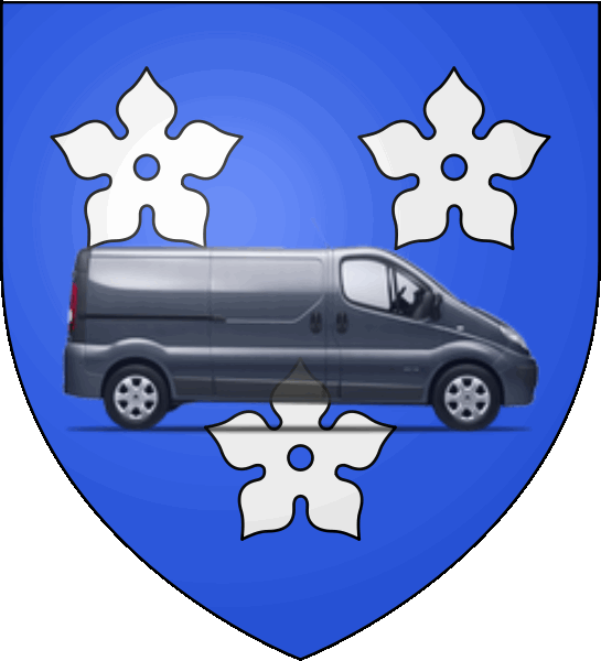 camion sur blason ville de Saint-Priest