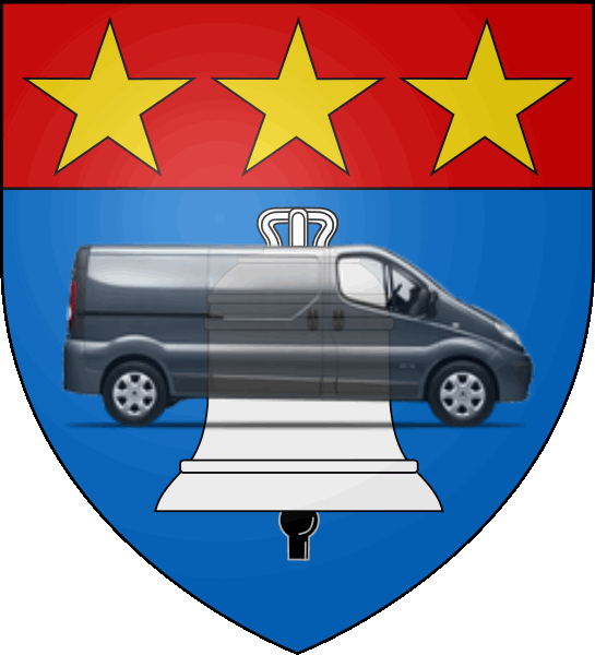 camion sur blason ville de Saint-Sulpice