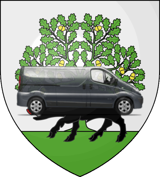 camion sur blason ville de Sedan