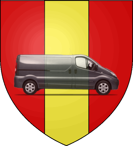 camion sur blason ville de Senlis