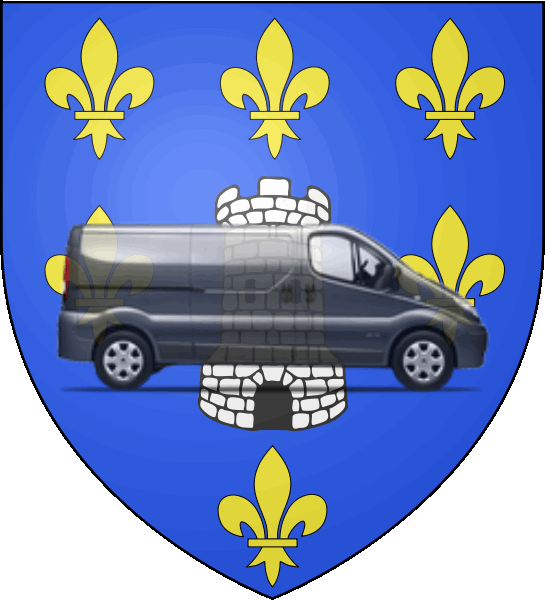 camion sur blason ville de Sens