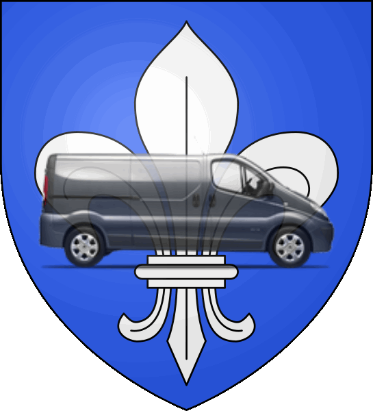 camion sur blason ville de Soissons