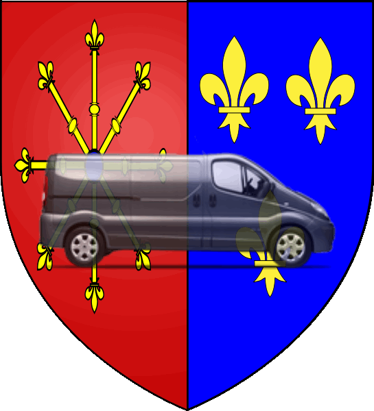 camion sur blason ville de Somain