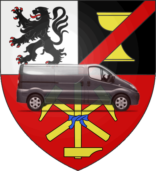camion sur blason ville de Stiring-Wendel