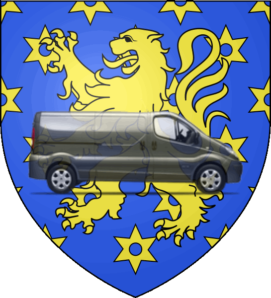 camion sur blason ville de Sully-sur-Loire